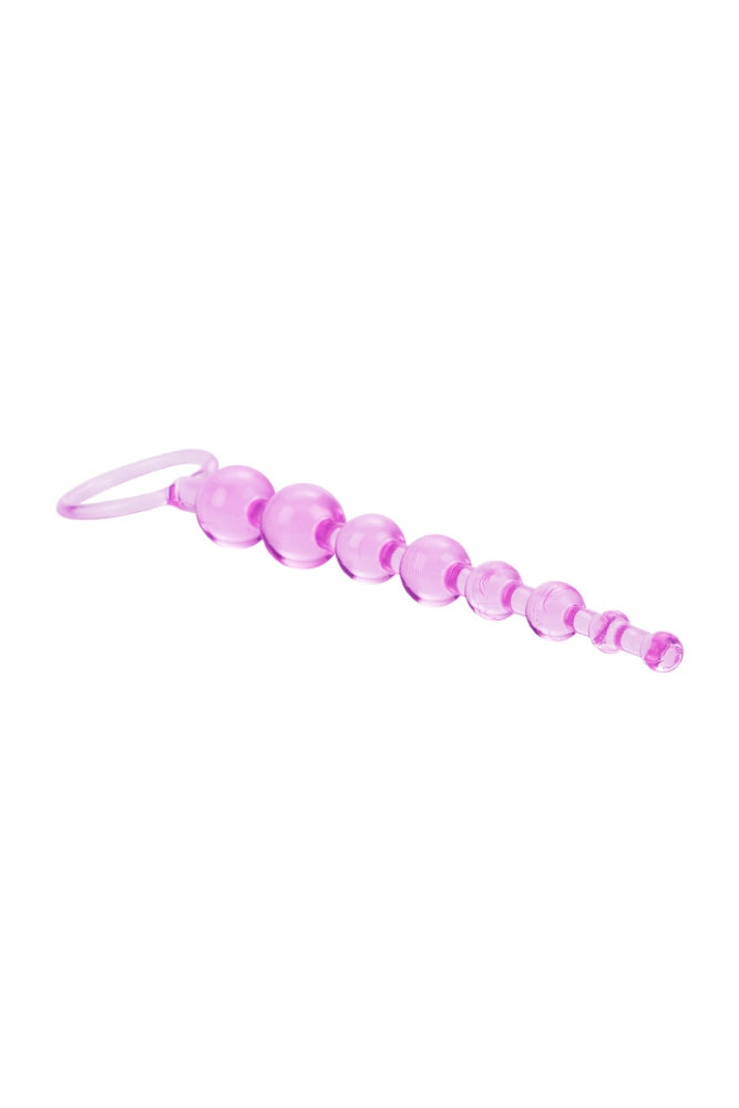 Cal Exotics - First Time - Love Anal Beads - Assorted Colors Sex Toy - Tophatter Daily Deals