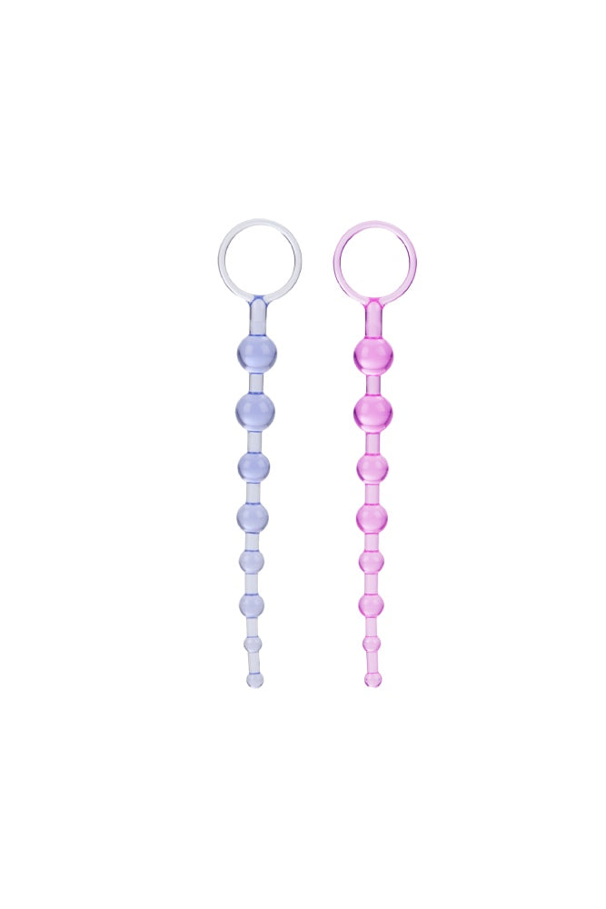 Cal Exotics - First Time - Love Anal Beads - Assorted Colors Sex Toy - Tophatter Daily Deals
