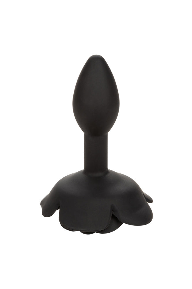 Cal Exotics - Forbidden - Small Rose Silicone Anal Plug - Black Sex Toy - Tophatter Daily Deals