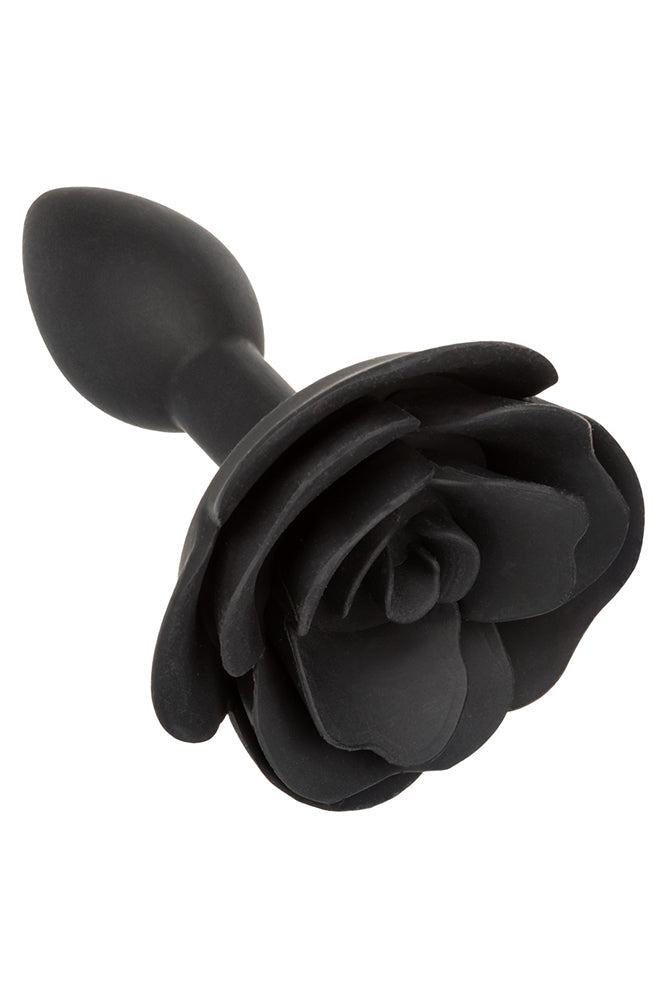 Cal Exotics - Forbidden - Small Rose Silicone Anal Plug - Black Sex Toy - Tophatter Daily Deals