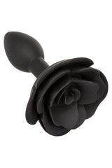 Cal Exotics - Forbidden - Small Rose Silicone Anal Plug - Black Sex Toy - Tophatter Daily Deals