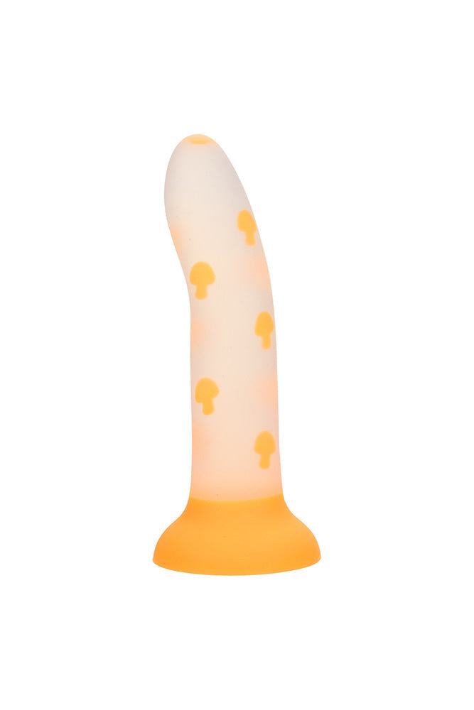 Cal Exotics - Glow Stick - 6" Mushroom Dildo - Orange/Clear Sex Toy - Tophatter Daily Deals