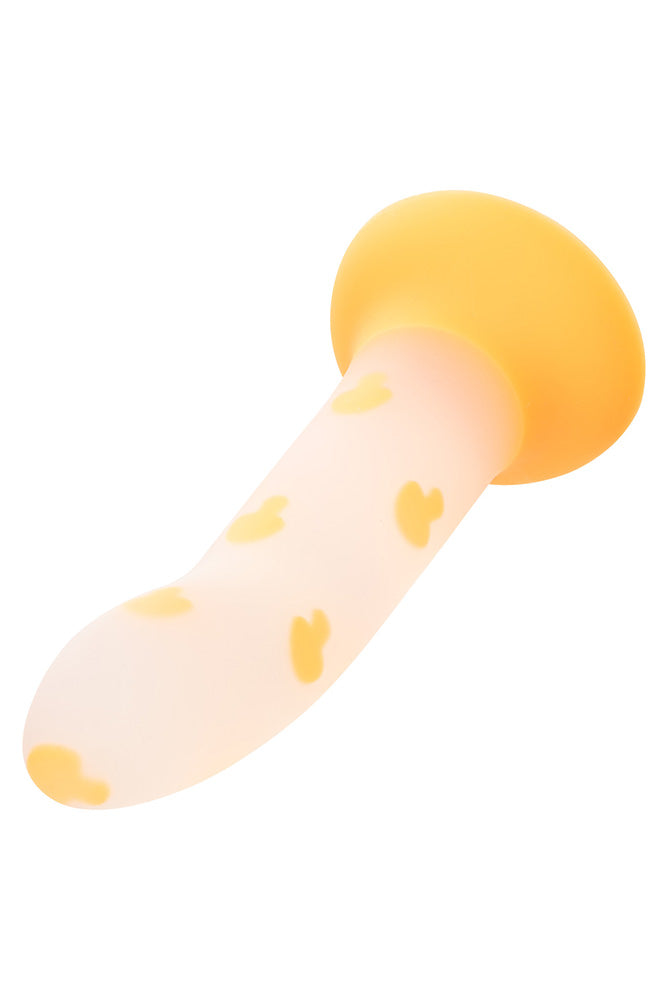 Cal Exotics - Glow Stick - 6" Mushroom Dildo - Orange/Clear Sex Toy - Tophatter Daily Deals