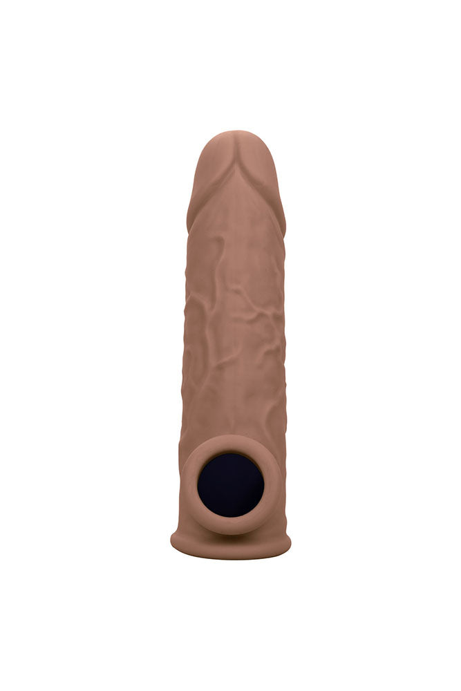 Cal Exotics - Performance Maxx - Life-Like Penis Extension 7" - Brown Sex Toy - Tophatter Daily Deals