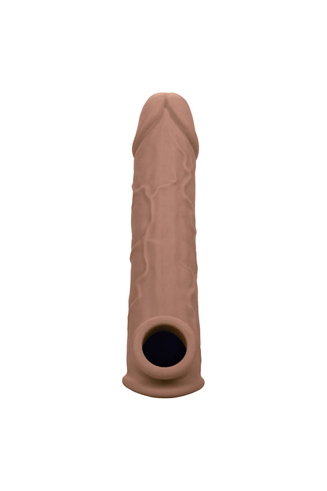 Cal Exotics - Performance Maxx - Life-Like Penis Extension 8" - Brown Sex Toy - Tophatter Daily Deals