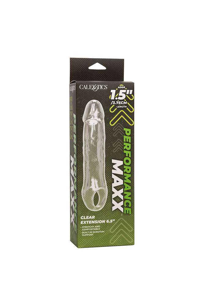Cal Exotics - Performance Maxx - 6.5" Extension with Scrotum Strap - Clear Sex Toy - Tophatter Daily Deals