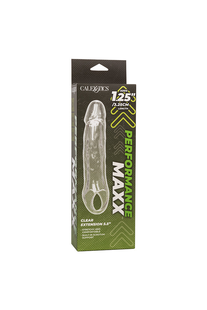 Cal Exotics - Performance Maxx - 5.5" Extension with Scrotum Strap - Clear Sex Toy - Tophatter Daily Deals