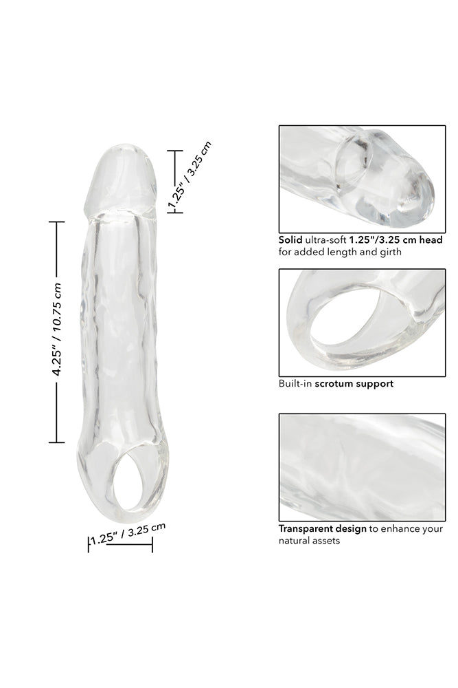 Cal Exotics - Performance Maxx - 5.5" Extension with Scrotum Strap - Clear Sex Toy - Tophatter Daily Deals