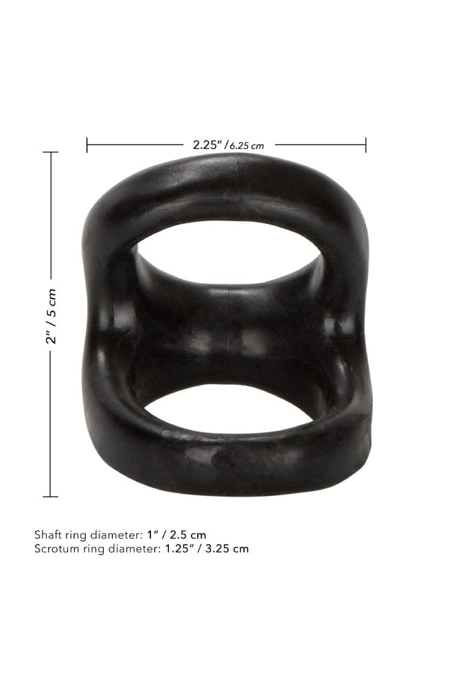 Cal Exotics - Colt - Snug Tugger Cock Ring - Black Sex Toy - Tophatter Daily Deals
