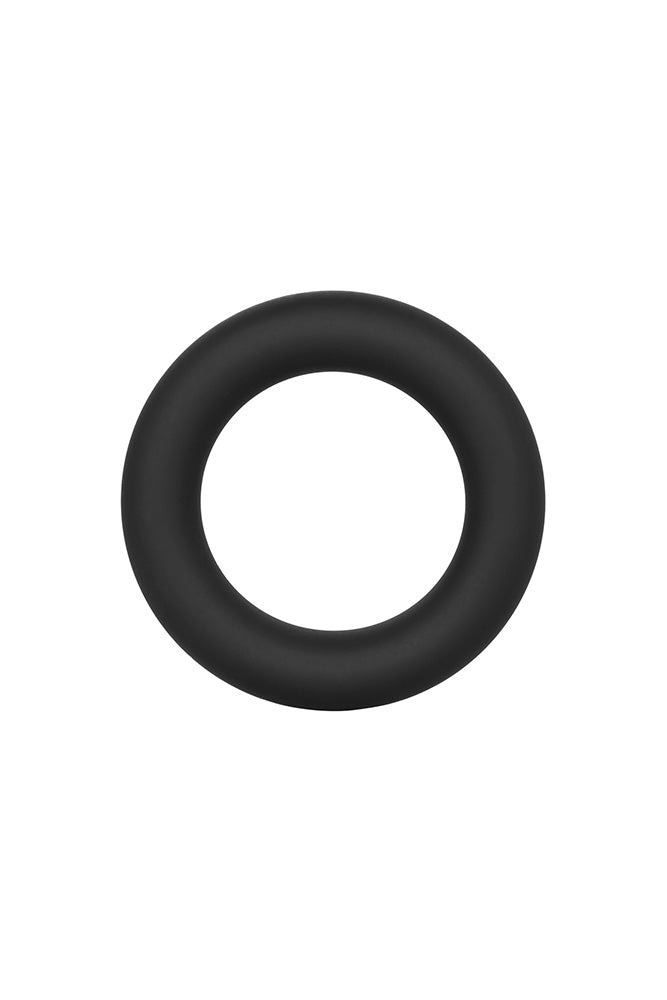 Cal Exotics - Link Up - Ultra-Soft Verge Cock Ring - Black Sex Toy - Tophatter Daily Deals