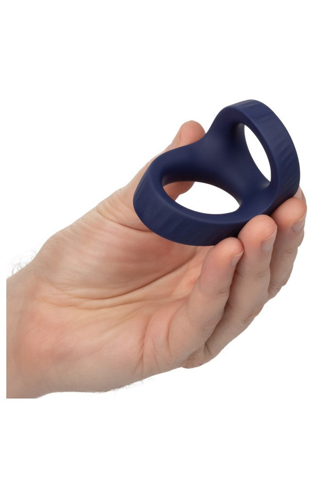 Cal Exotics - Viceroy - Max Dual Silicone Cock Ring - Blue Sex Toy - Tophatter Daily Deals