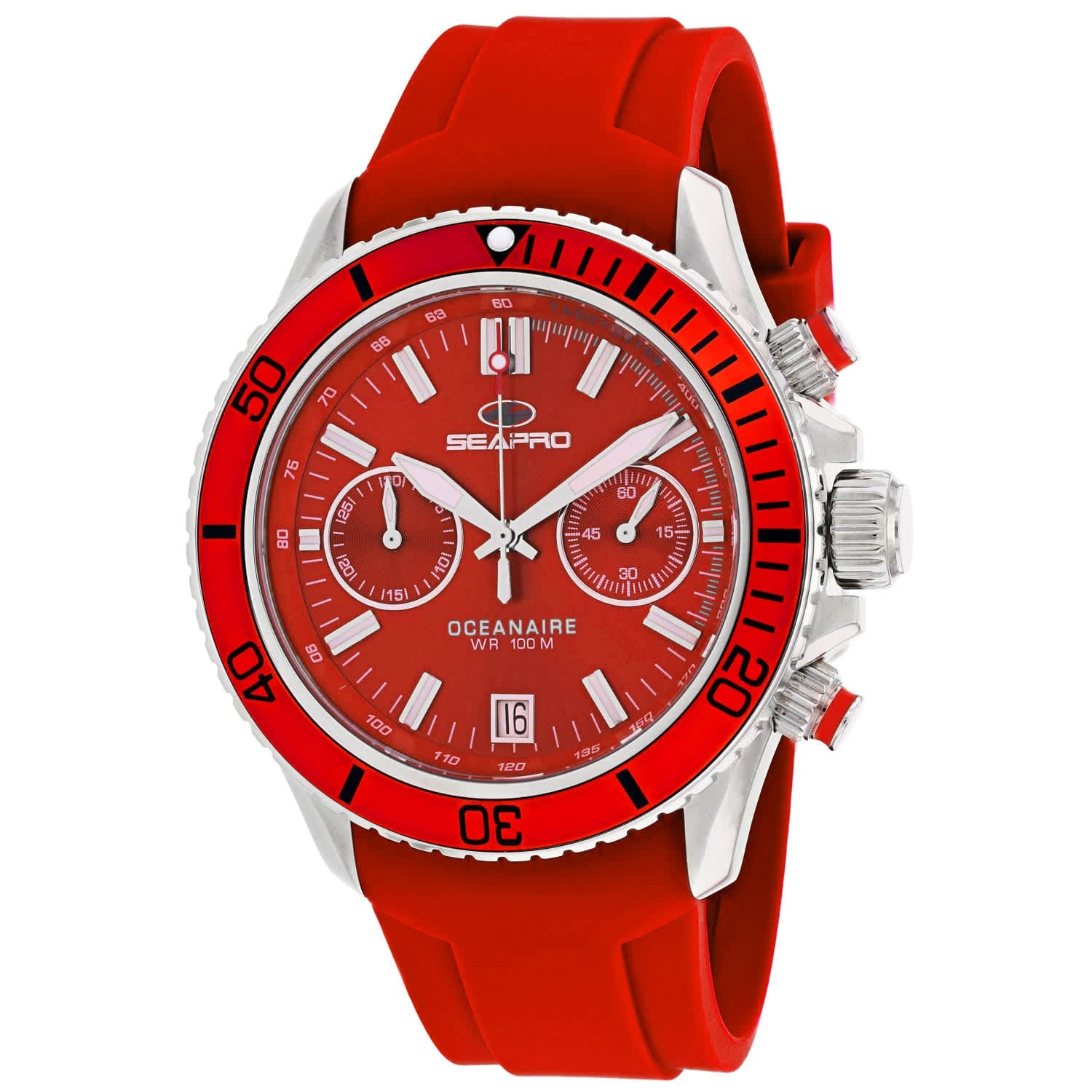 Seapro Men's Thrash // SP0336 Red Watches - Tophatter Daily Deals