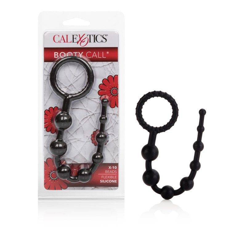 Cal Exotics - Booty Call - X-10 Booty Beads - Black Sex Toy - Tophatter Daily Deals