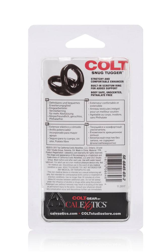 Cal Exotics - Colt - Snug Tugger Cock Ring - Black Sex Toy - Tophatter Daily Deals