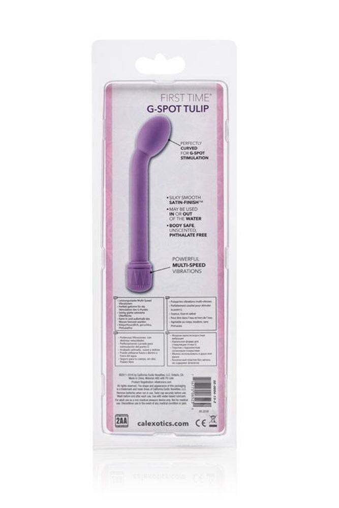 Cal Exotics - First Time - G-Spot Tulip Vibrator - Purple Sex Toy - Tophatter Daily Deals