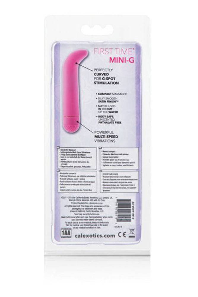 Cal Exotics - First Time - Mini G Vibrator - Pink Sex Toy - Tophatter Daily Deals