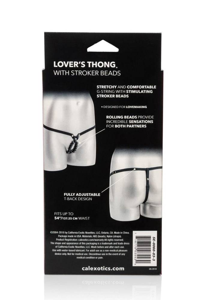 Cal Exotics - Lover's Thong With Stroker Beads - Tophatter Daily Deals