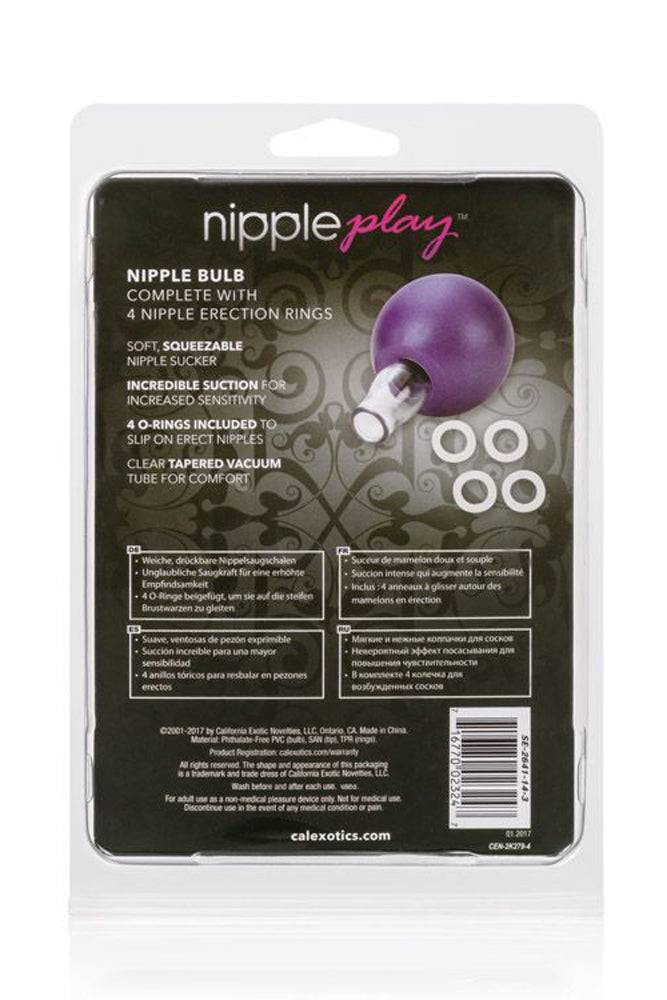 Cal Exotics - Nipple Play - Nipple Bulb Sucker - Purple BDSM - Tophatter Daily Deals