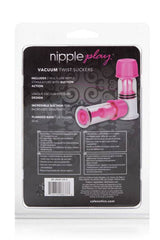 Cal Exotics - Nipple Play - Vacuum Twist Suckers - Pink BDSM - Tophatter Daily Deals