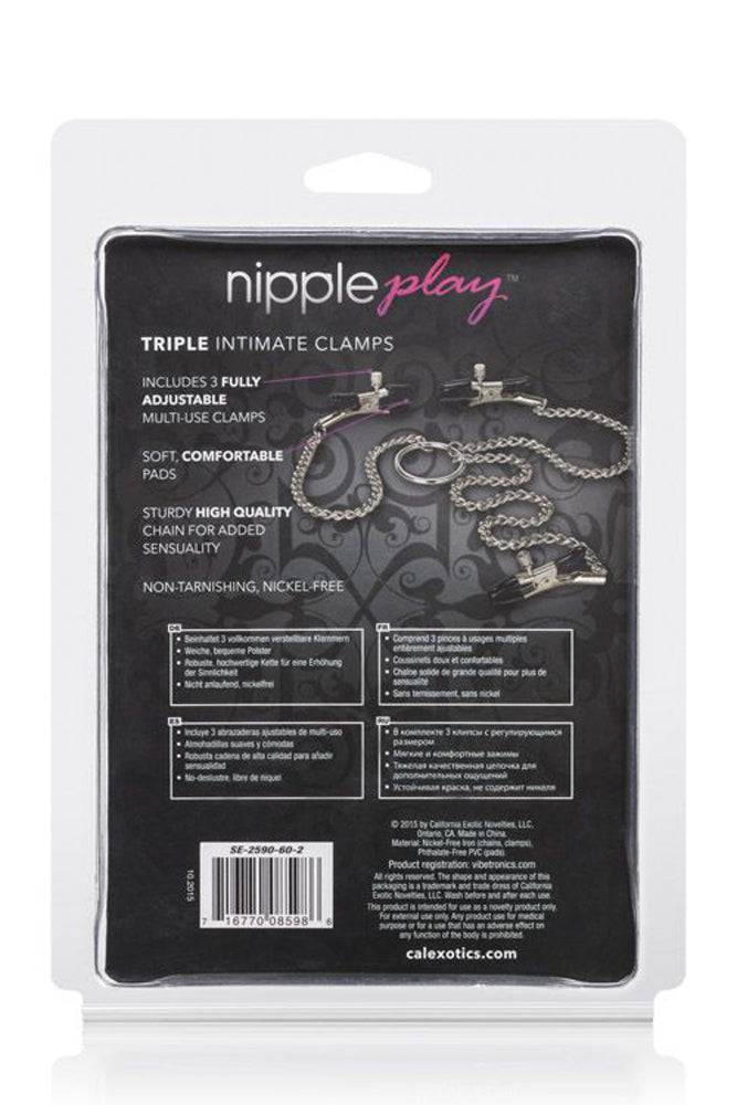 Cal Exotics - Nipple Play - Triple Intimate Clamps BDSM - Tophatter Daily Deals