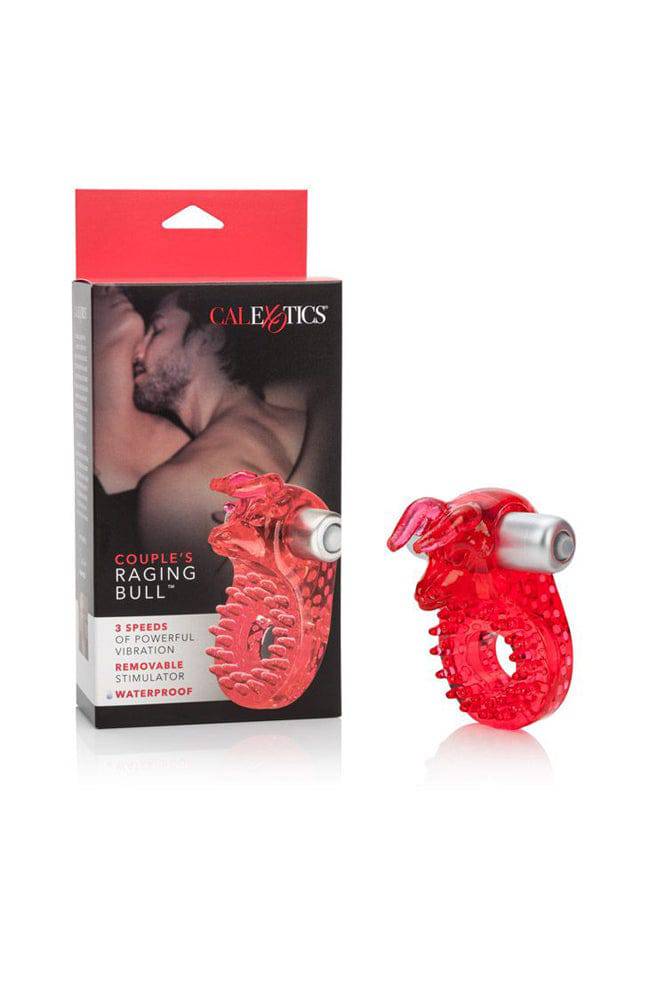 Cal Exotics - Couples Enhancer - Raging Bull Vibrating Cock Ring - Red Sex Toy - Tophatter Daily Deals
