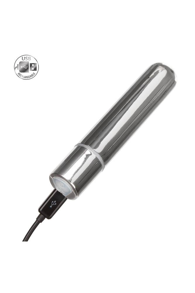 Cal Exotics - Rechargeable Bullet Vibrator - Silver Sex Toy - Tophatter Daily Deals