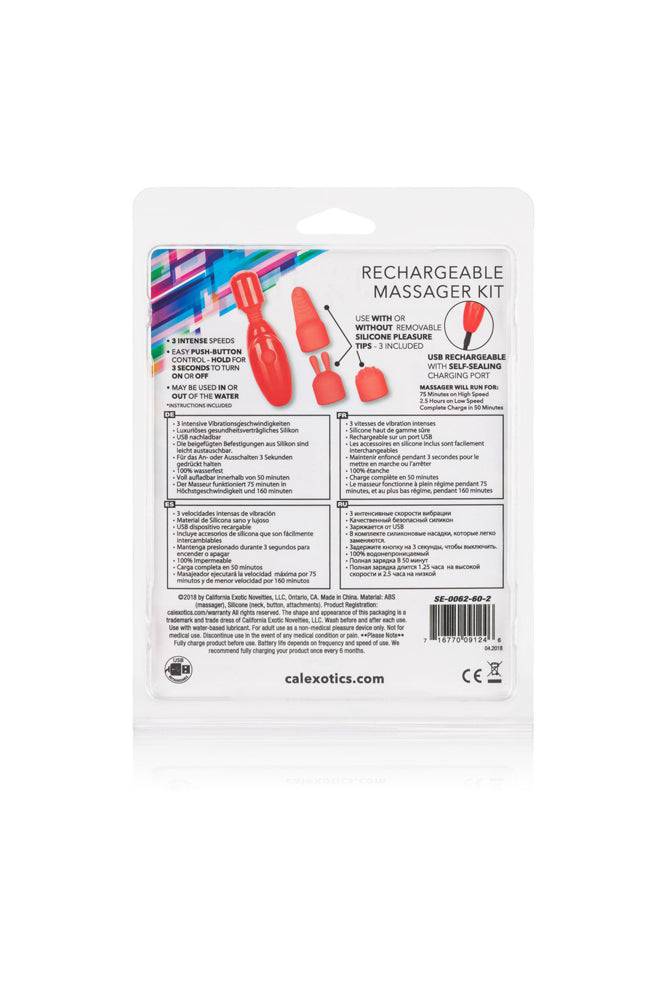 Cal Exotics - Rechargeable Massager Kit - Coral Sex Toy - Tophatter Daily Deals