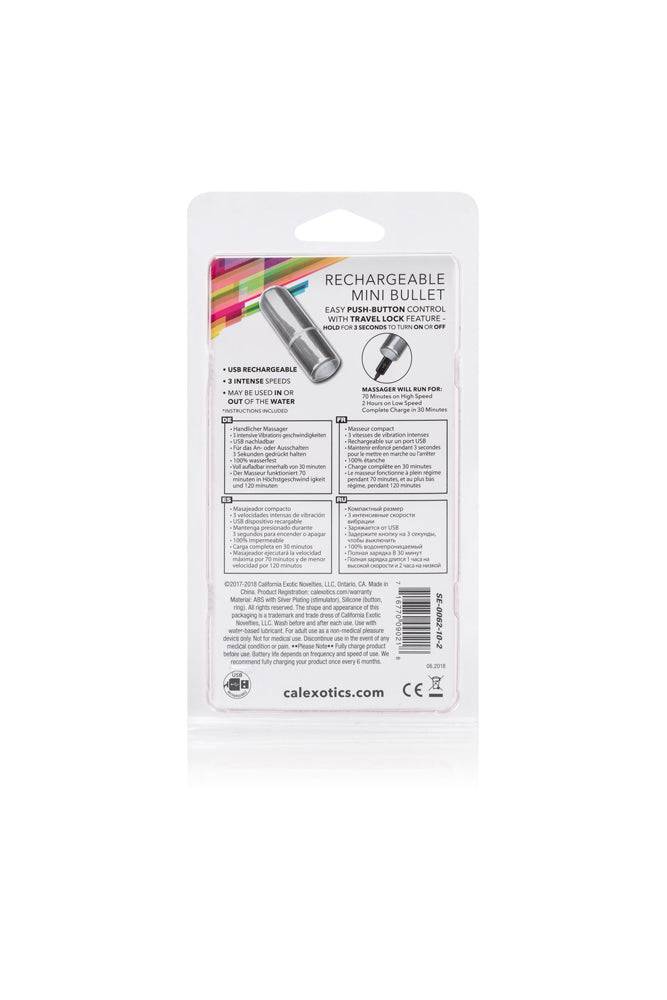Cal Exotics - Rechargeable Mini Bullet Vibrator - Silver Sex Toy - Tophatter Daily Deals