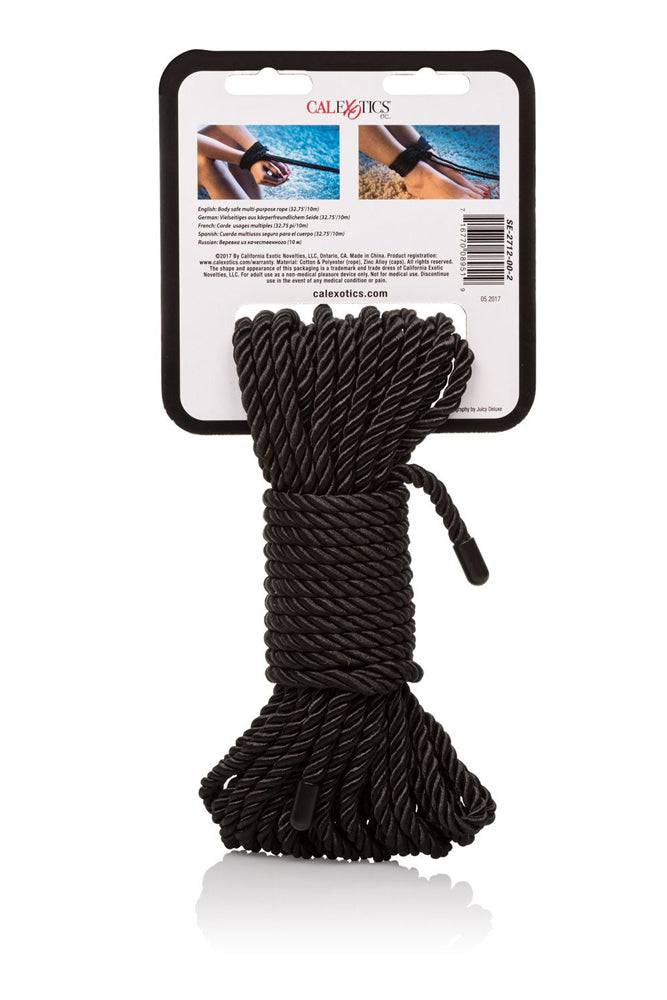 Cal Exotics - Scandal - BDSM Rope - Black BDSM - Tophatter Daily Deals