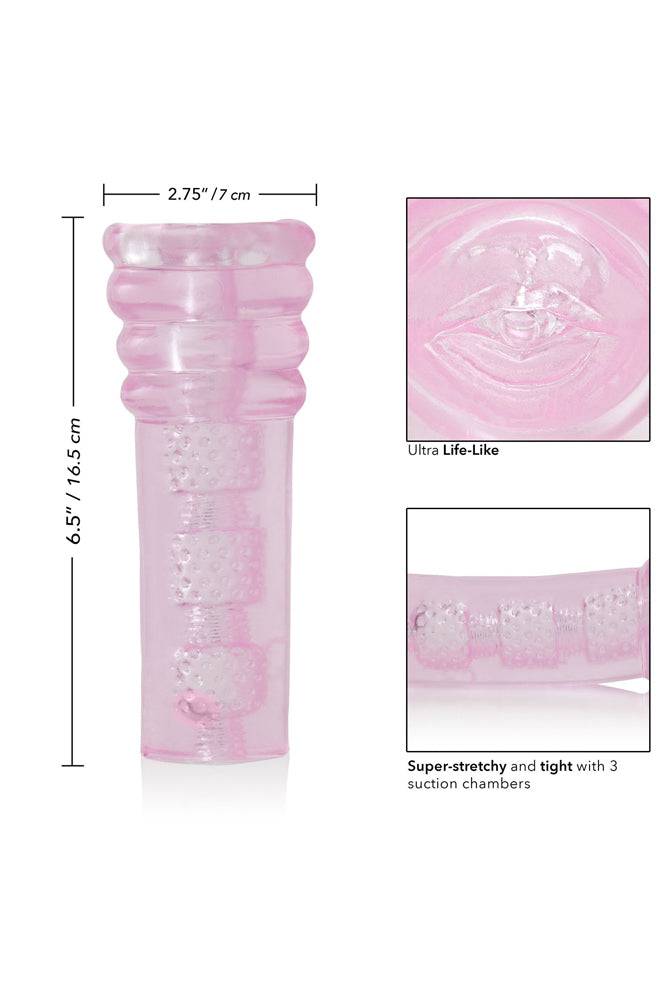 Cal Exotics - Sue Johanson - Super Head Honcho Stroker - Pink Sex Toy - Tophatter Daily Deals