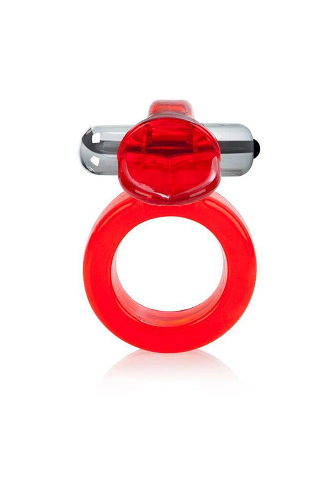 Cal Exotics - Couples Enhancer - Wireless Clit Flicker Cock Ring - Red Sex Toy - Tophatter Daily Deals