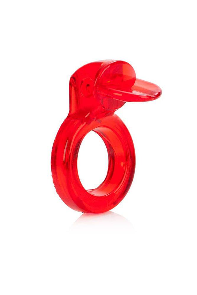 Cal Exotics - Couples Enhancer - Wireless Clit Flicker Cock Ring - Red Sex Toy - Tophatter Daily Deals
