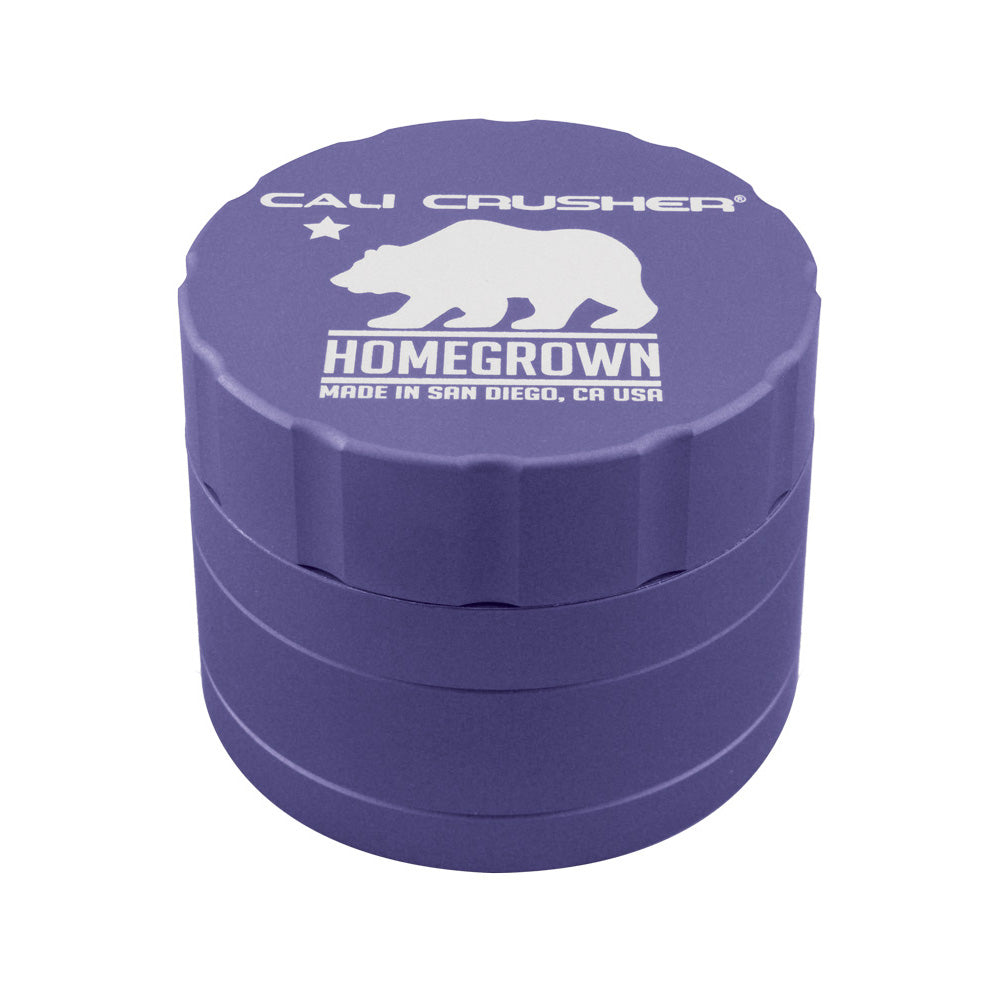 Cali Crusher Homegrown Aluminum Grinder | 4pc | 2.2" Cali Crusher Purple Grinders - Tophatter Daily Deals