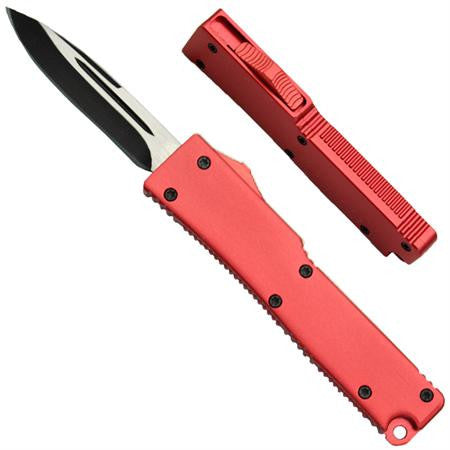 California Legal Mini OTF Dual Action Automatic Knife - Red Hornet Knife-OTF - Tophatter Daily Deals
