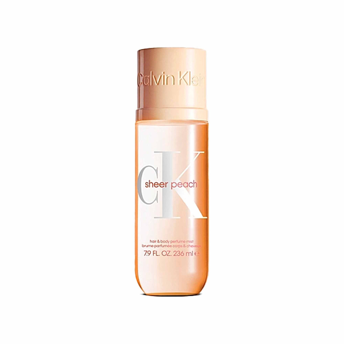 Calvin Klein Sheer Peach Hair & Body Mist 236ml Spray - Tophatter Daily Deals
