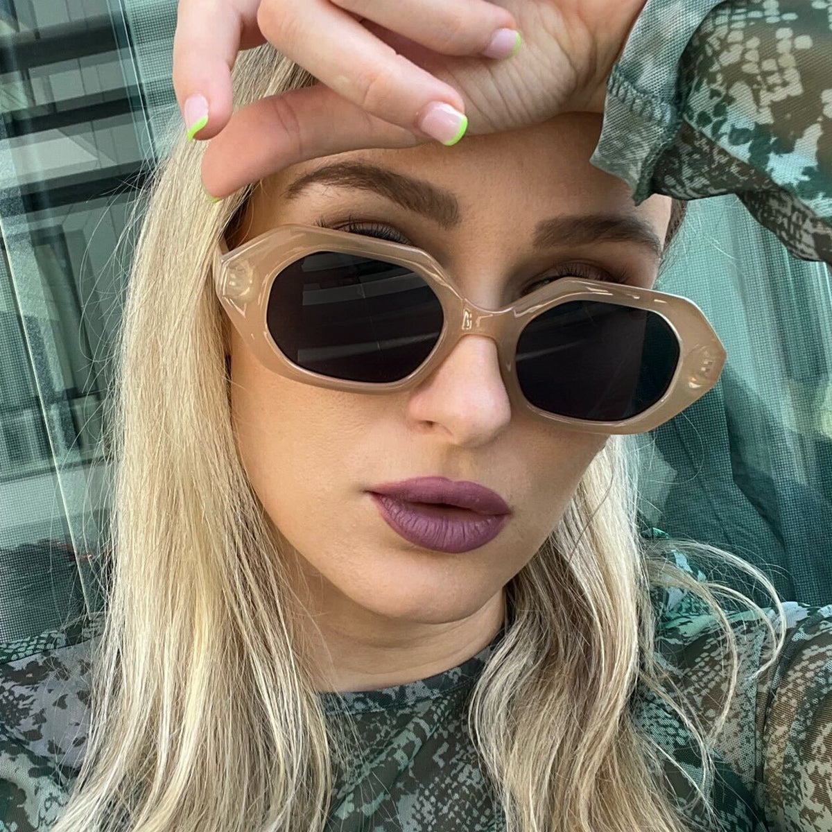 TopFoxx Came To Win - Nude Unisex Sunglasses Sunglasses - Tophatter Daily Deals