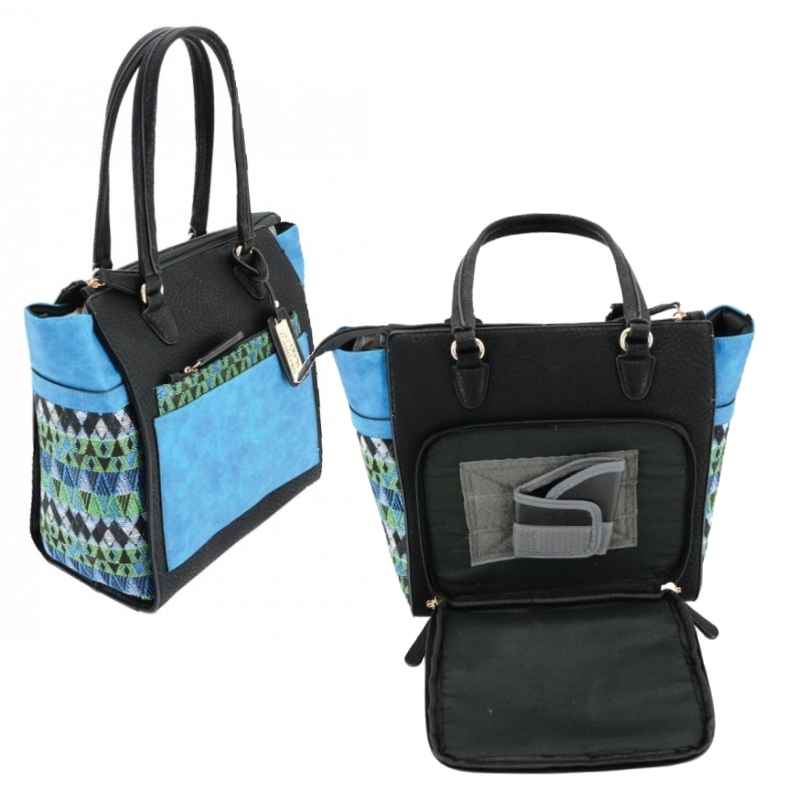Aztec Cameleon Gun Purse Concealed Carry Handbag Blue Handgun Purses - Tophatter Daily Deals