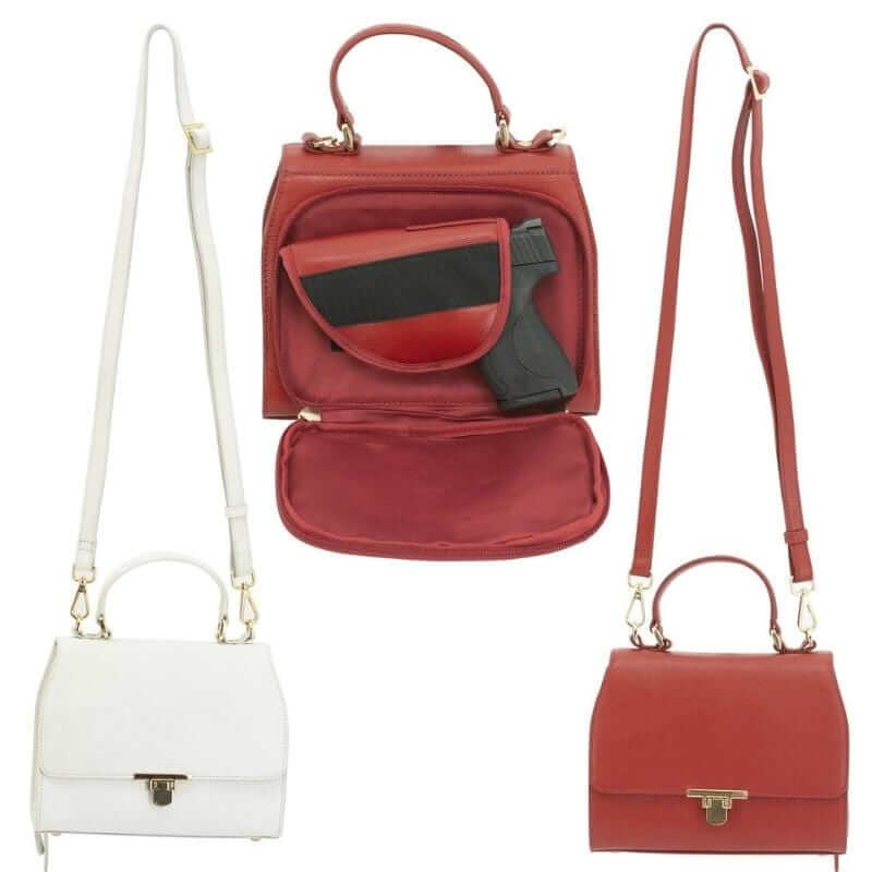 Cameleon® Stella Concealed Carry Handbag Gun Purse Handgun Purses - Tophatter Daily Deals
