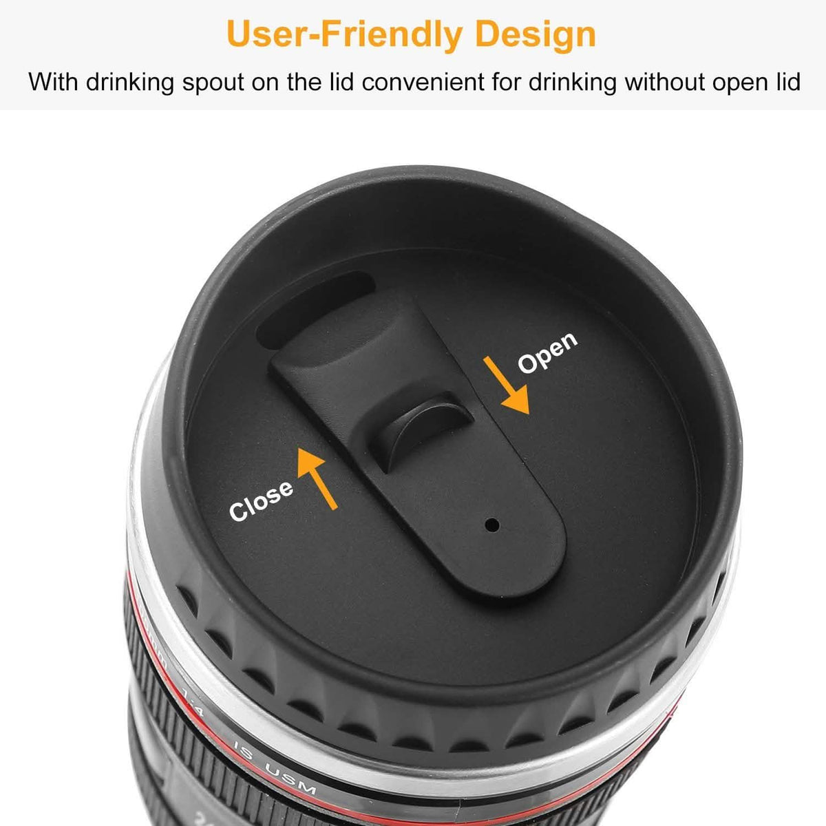 Camera Lens Coffee Mug Cup 13.6oz Outdoor Recreation - Tophatter Daily Deals