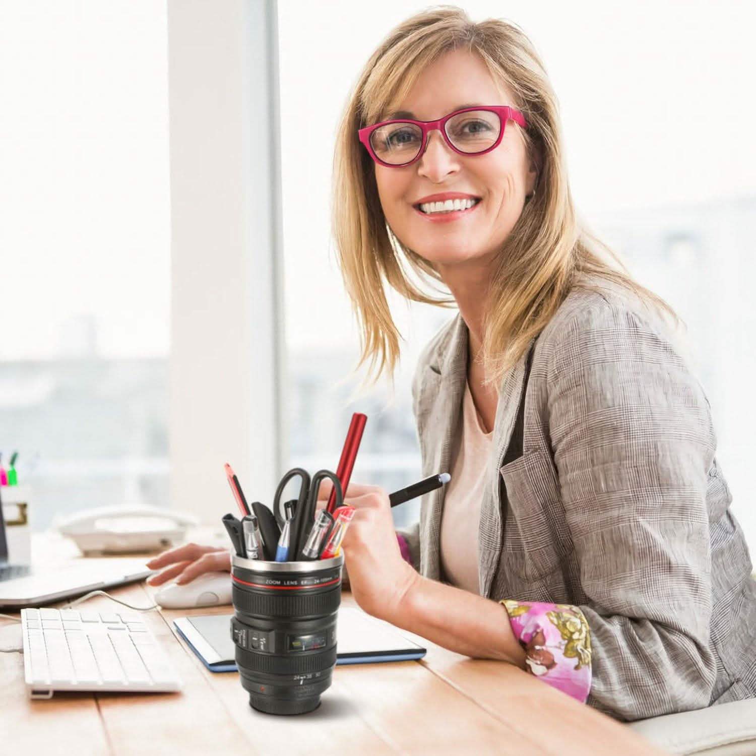 Camera Lens Coffee Mug Cup 13.6oz Outdoor Recreation - Tophatter Daily Deals