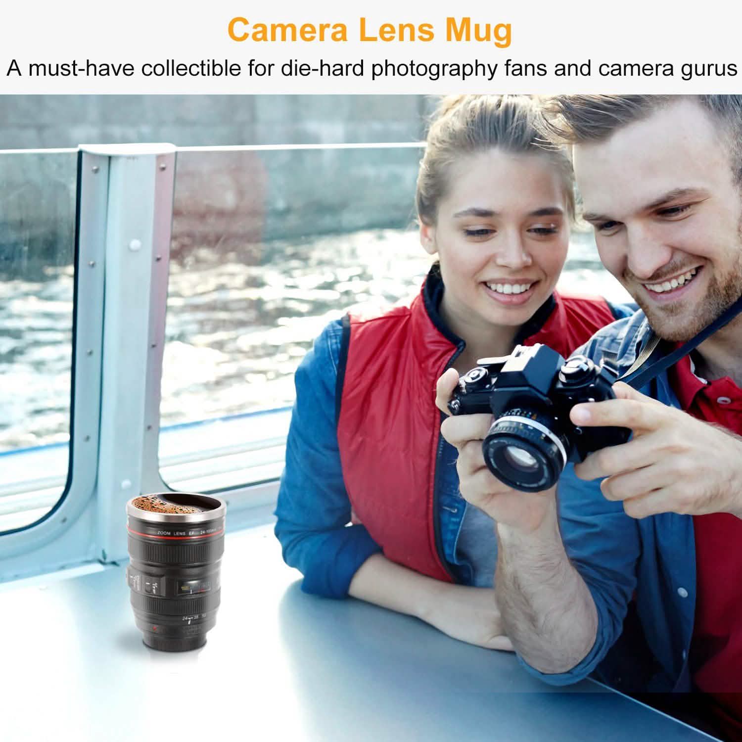 Camera Lens Coffee Mug Cup 13.6oz Outdoor Recreation - Tophatter Daily Deals