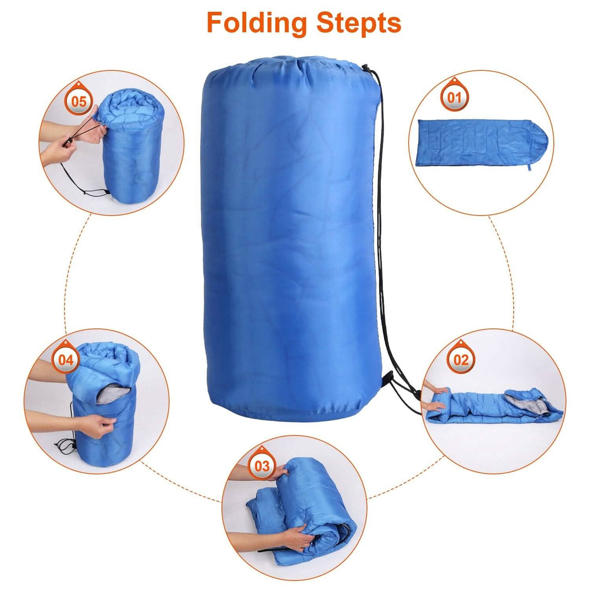 Camping Sleeping Bags for Adults Outdoor Recreation - Tophatter Daily Deals