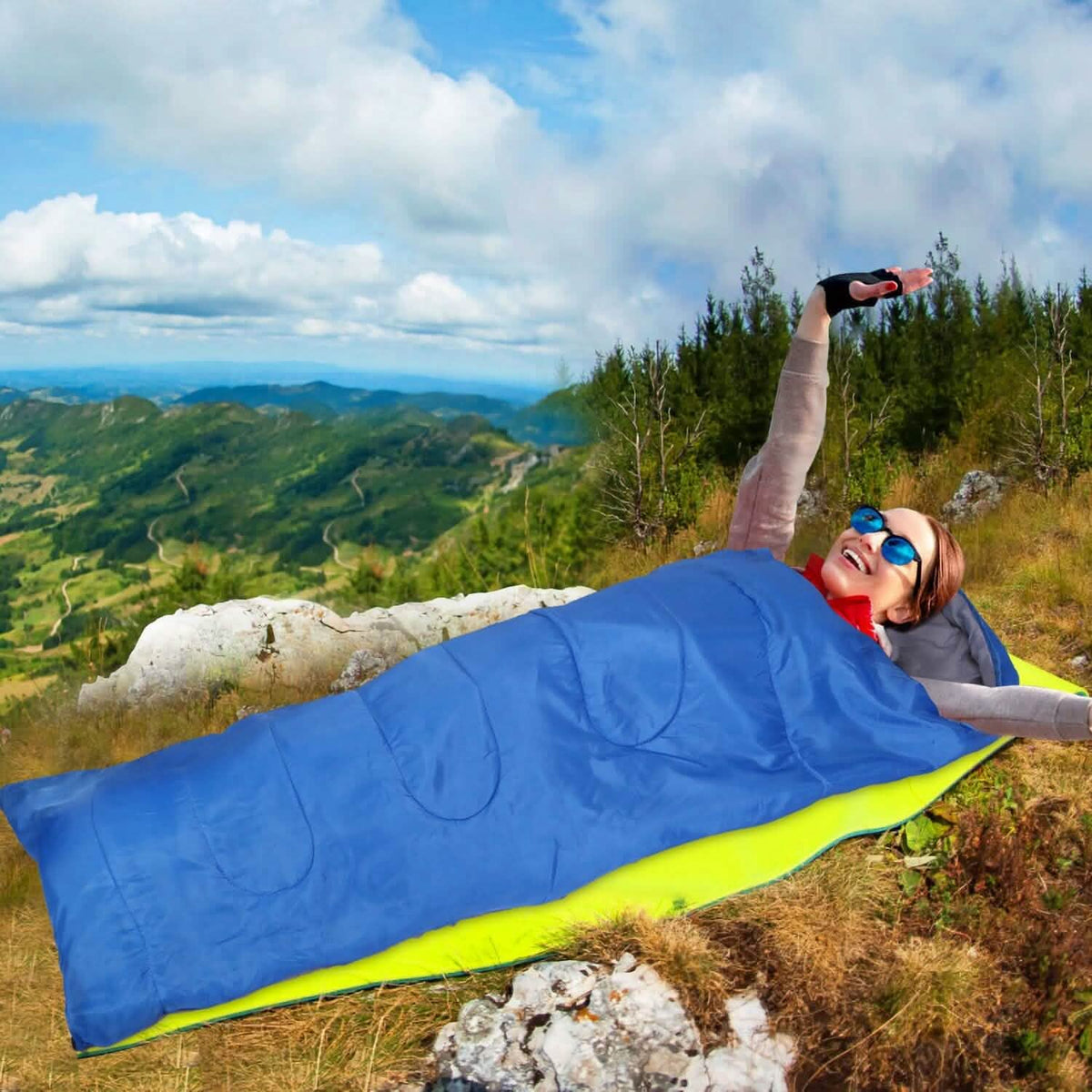 Camping Sleeping Bags for Adults Outdoor Recreation - Tophatter Daily Deals