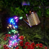 Solar Watering Can String Light with 60 LEDs, Color Changing Multicolor LED String Lights - Tophatter Daily Deals