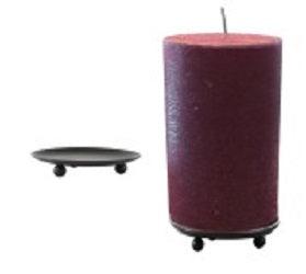 SDP-Black Candle Plate Holder Security - Tophatter Daily Deals