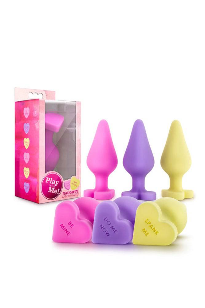 Blush Novelties - Play with Me - Naughty Candy Heart Butt Plug - Assorted Colors Sex Toy - Tophatter Daily Deals