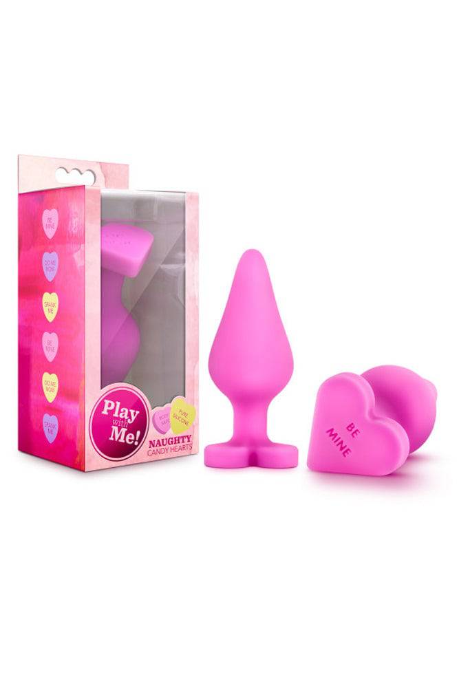 Blush Novelties - Play with Me - Naughty Candy Heart Butt Plug - Assorted Colors Sex Toy - Tophatter Daily Deals