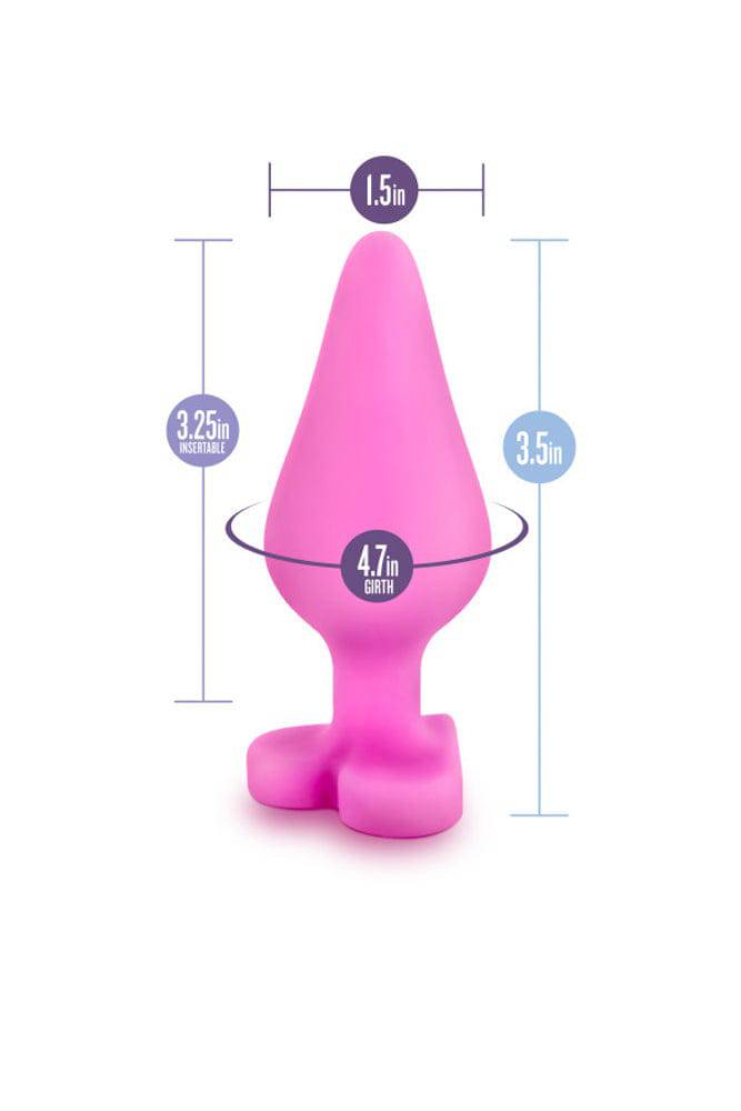 Blush Novelties - Play with Me - Naughty Candy Heart Butt Plug - Assorted Colors Sex Toy - Tophatter Daily Deals