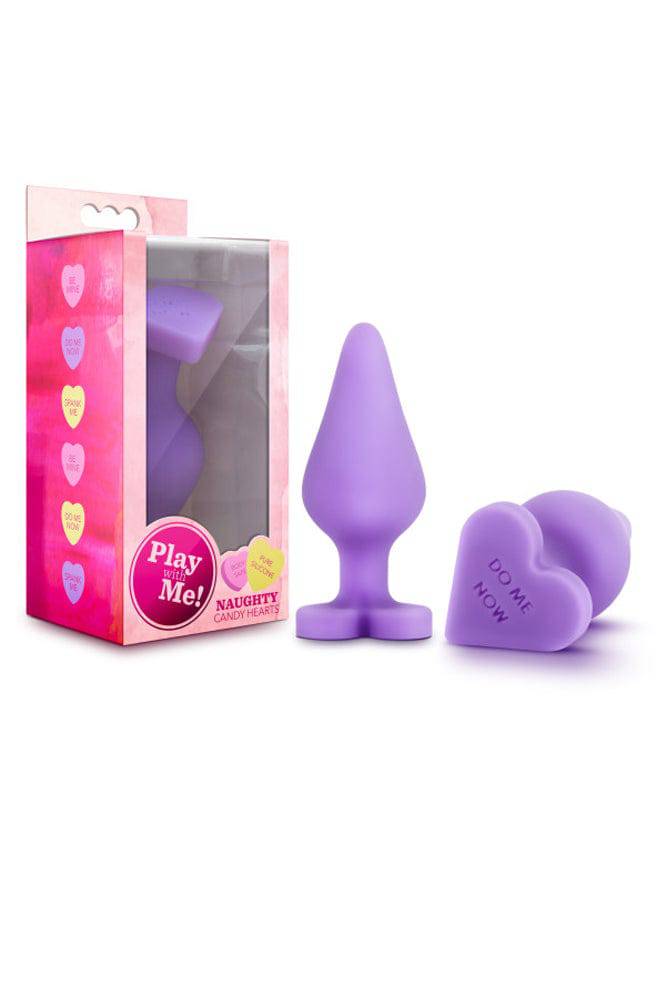 Blush Novelties - Play with Me - Naughty Candy Heart Butt Plug - Assorted Colors Sex Toy - Tophatter Daily Deals