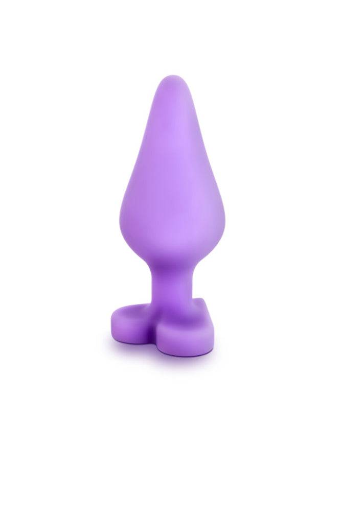 Blush Novelties - Play with Me - Naughty Candy Heart Butt Plug - Assorted Colors Purple Sex Toy - Tophatter Daily Deals